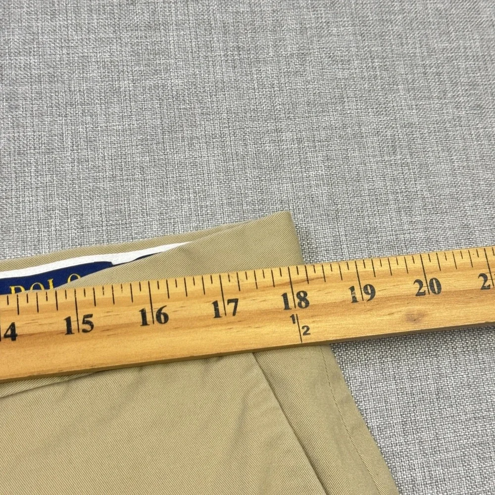 Polo Ralph Lauren Chino Shorts Mens 36 Beige Cotton Canvas 10